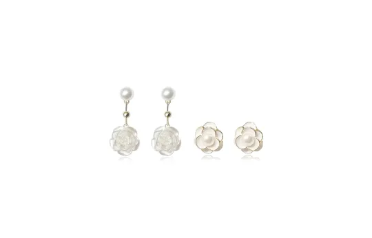 JUICY GRAPE Alloy Stud Earrings Women's