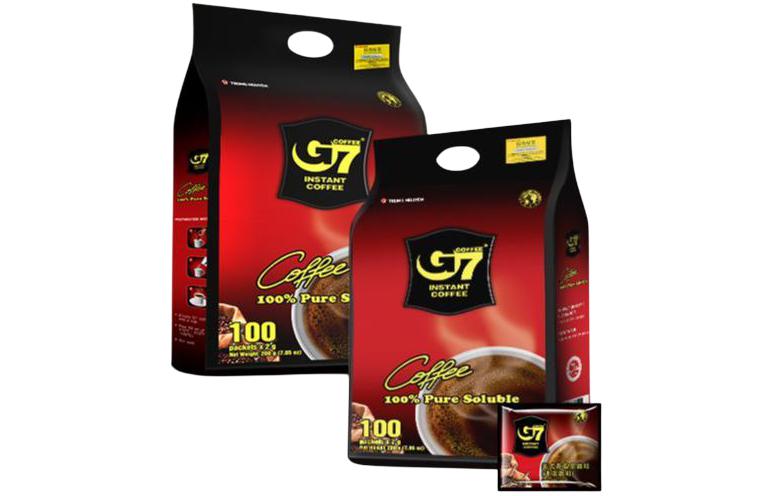 G7 COFFEE INSTANT COFFEE coffee powder 200g*2 imported American pure black instant sucrose-free zero fat burning