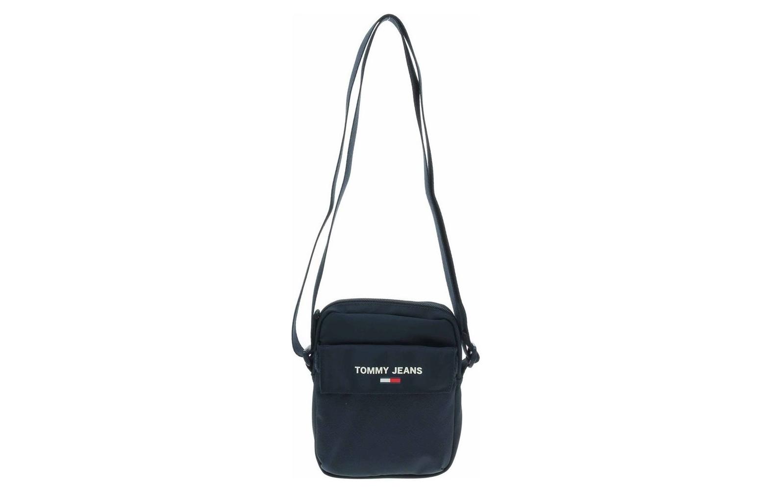 Tommy Hilfiger Synthetic Material Rubber Crossbody Bag, Shoulder Bag Regular Unisex Dark Blue