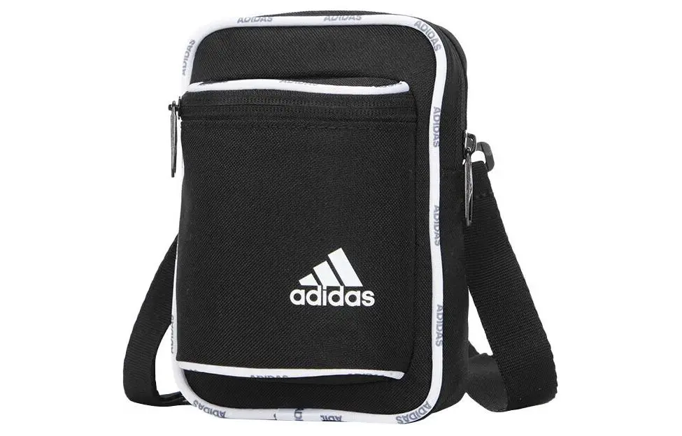 Adidas Polyester Shoulder Bag, Crossbody Bag Regular Unisex Black