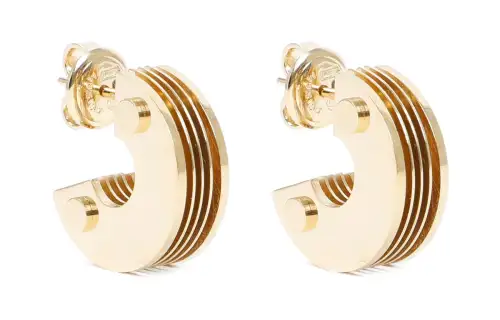Bottega Veneta Stud Earrings Women's Gold