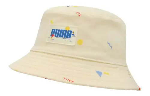 PUMA Cotton Bucket Hats Kids' Beige