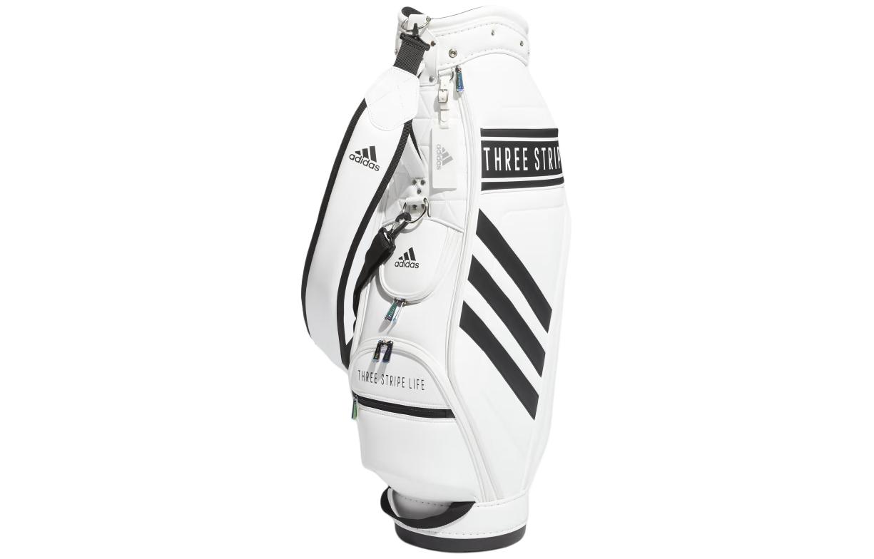Adidas Outdoor Bags Polyurethane, Artificial Leather White & Black Women's