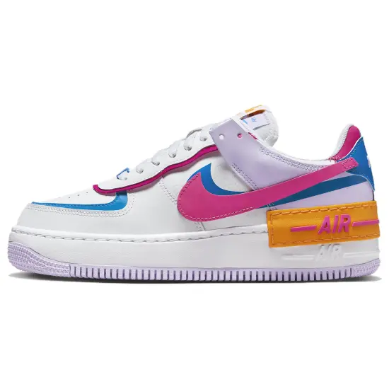 Nike Air Force 1 Shadow White Photo Blue Lilac Bloom Alchemy Pink Women's