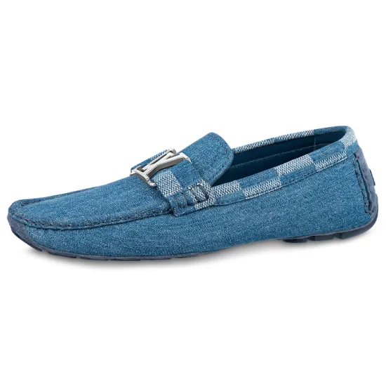 LOUIS VUITTON Monte Carlo Men's Casual Shoes Men Low-Top Blue