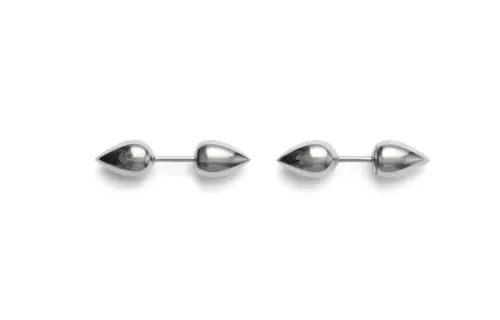 Burberry spear-shaped stud earrings