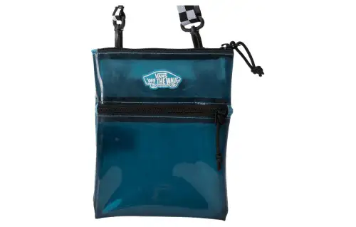 Vans Polyurethane Shoulder Bag, Crossbody Bag Regular Women's Blue