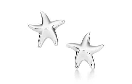 TIFFANY & CO. Sterling Silver Stud Earrings Women's Silver