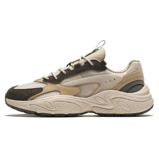 Anta Cushioning Wear-Resistant Low-Top Casual Shoes Men's Brown Black