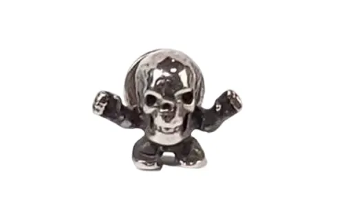 Chrome Hearts Stud Earrings Unisex Black