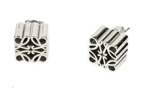 LOEWE Stud Earrings Women's Silver