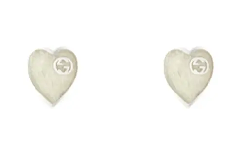 Gucci Heart earrings with Interlocking G