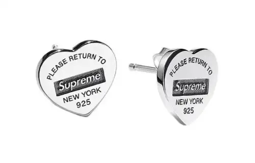Supreme Tiffany & Co. Return To Tiffany Heart Tag Stud Earrings Set Of 2