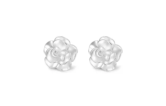 GIFU S999 Fine Silver Stud Earrings Women's