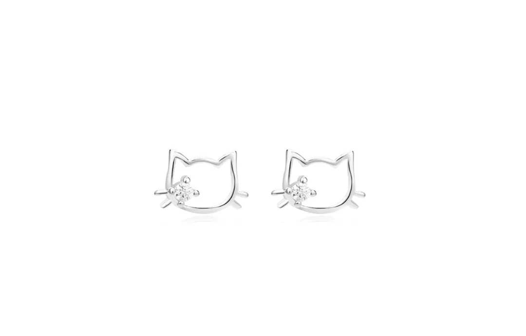 MISS TOOYA Sterling Silver Stud Earrings Women's
