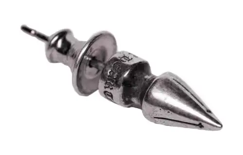 Chrome Hearts 925 Sterling Silver Stud Earrings Unisex Silver