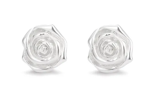 VAN GOGH S999 Fine Silver Stud Earrings Women's