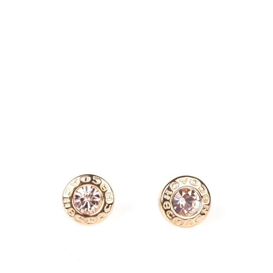 COACH Alloy Stud Earrings Women's Rose Gold