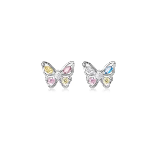 CMFY Zircon Stud Earrings Women's