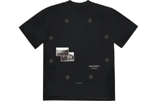 Travis Scott CJ x Audemars Piguet Vintage Tee Black