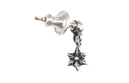 Chrome Hearts 925 Sterling Silver Stud Earrings Unisex