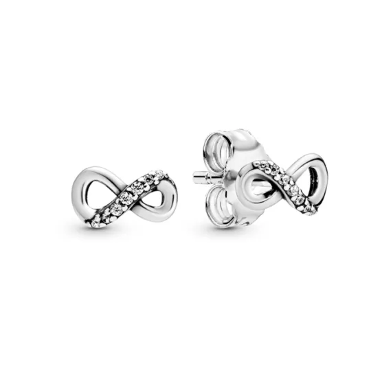 Pandora 925 Sterling Silver Stud Earrings Women's