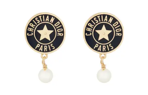 DIOR Earrings Women's Gold