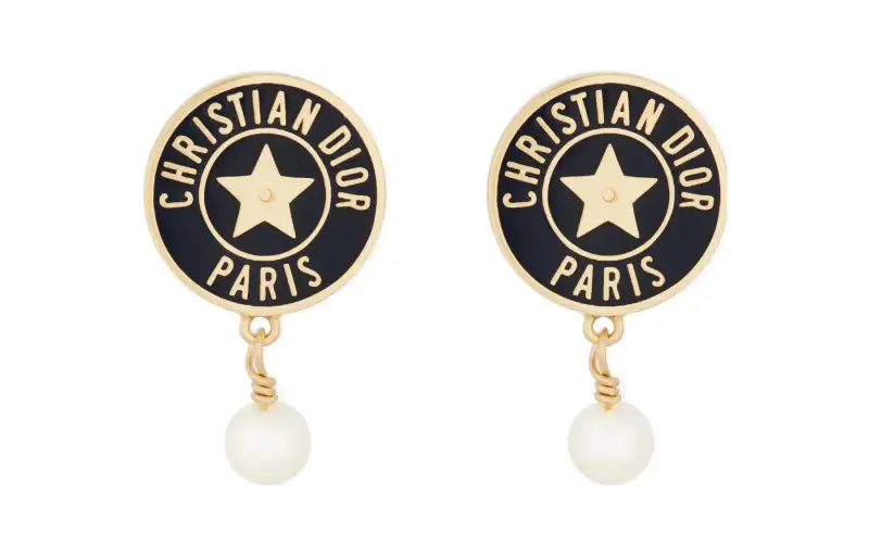 DIOR Earrings Women's Gold