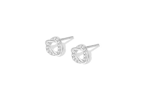 Yab 999 Fine Silver Stud Earrings Women's
