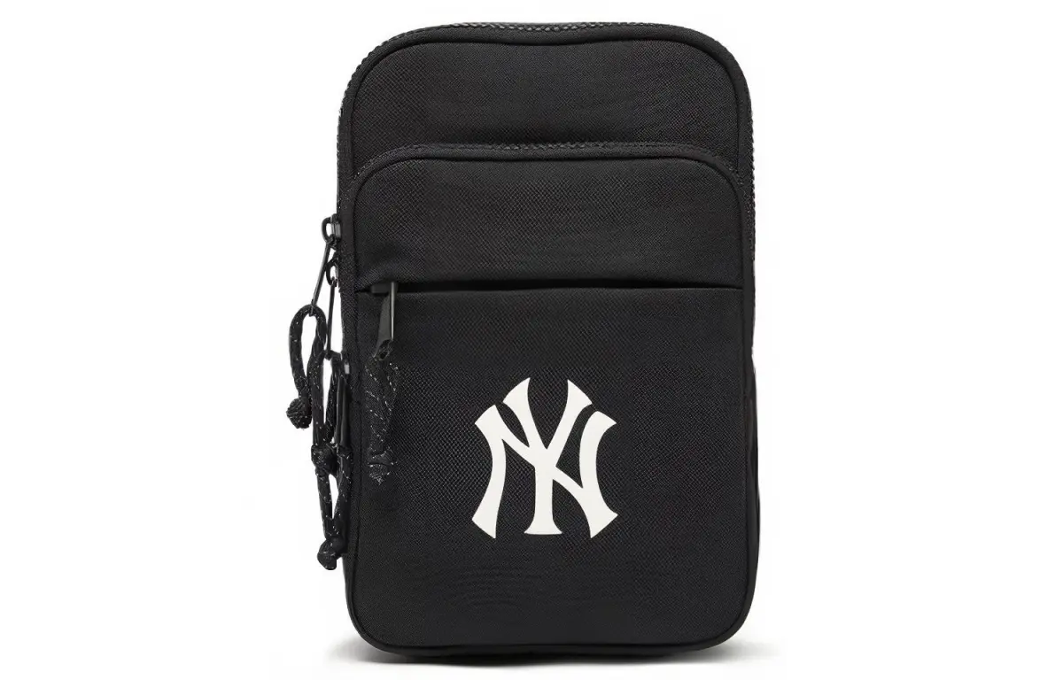 MLB Canvas Bag, Cell Phone Pouch, Crossbody Bag Regular Unisex Black
