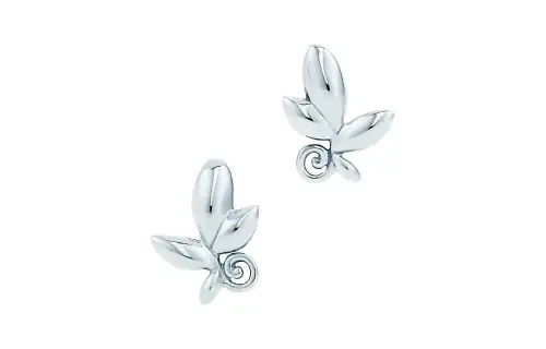 TIFFANY & CO. Sterling Silver Stud Earrings Women's Silver
