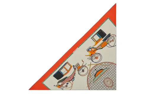 HERMES Knit Scarves Women's Multicolor