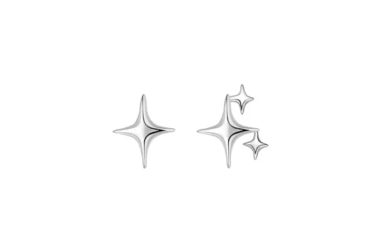 MISS TOOYA S925 Silver Stud Earrings Women's Limited