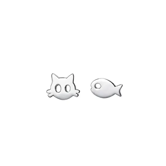 CHRROTA 925 Sterling Silver Stud Earrings Unisex