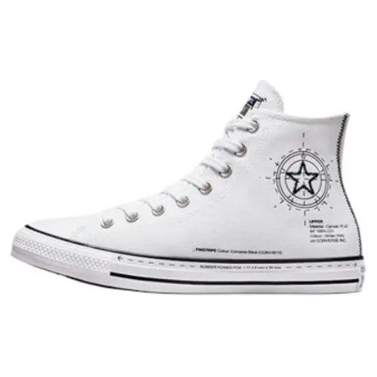 Converse All Star Canvas Shoes Unisex High-top White/Black