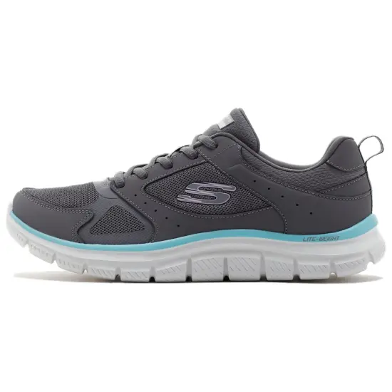 Skechers Running Shoes Women's Low-Top Gray Green