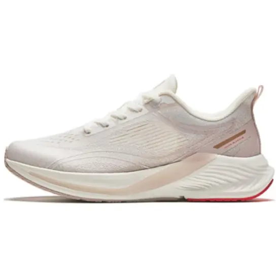Anta Hydrogen Run Slip-Resistant Low-Top Running Shoes Women's White Gray