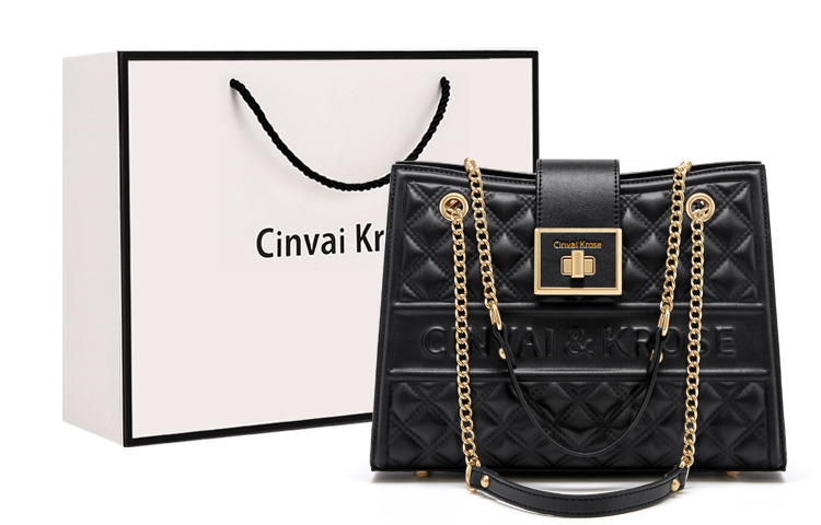 XINWAYI·KELUOSI Cow Leather With Synthetic Leather Shoulder Bag, Tote Bag, Shoulder Bag Regular Women's