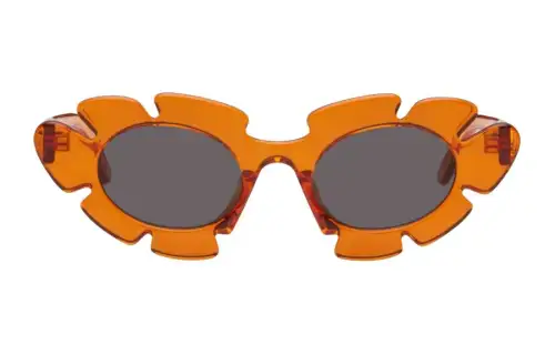 LOEWE Irregular Shape Sunglasses Women's Orange