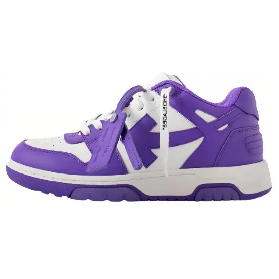 OFF-WHITE Out Of Office Low-Top Sneaker 'Purple White' Women's