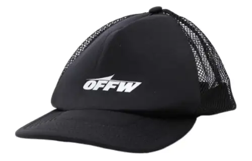 OFF WHITE Polyester Baseball Caps Men's Black