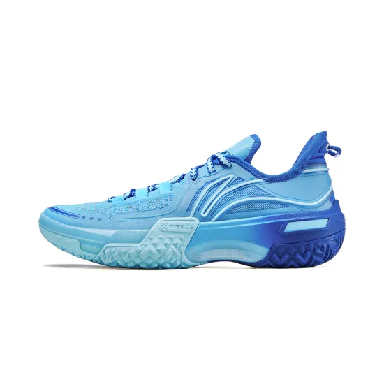 LINING Shudder Basketball Shoes Men Low-Top Blue