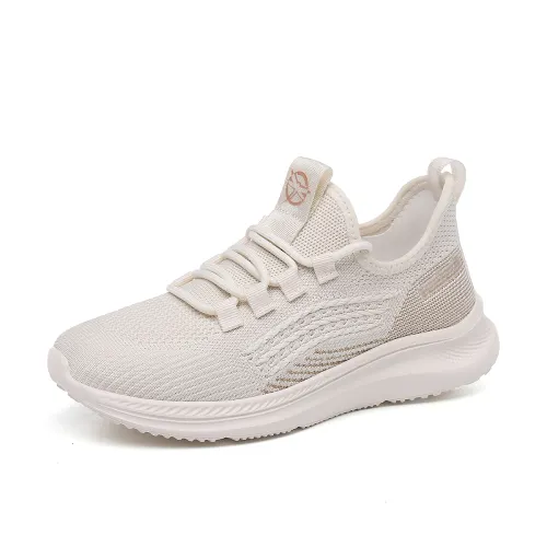 Red Dragonfly Women's Shoes Summer Flyweave Sports Casual Shoes Women's Mesh Breathable Soft Sole Lightweight Travel Shoes Brand Shoes Women
