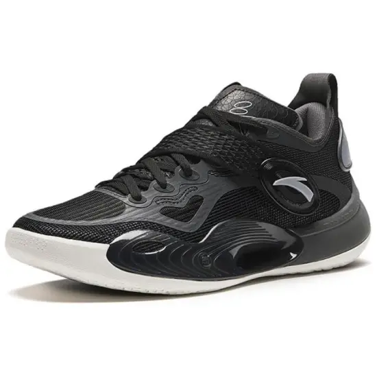 Anta Water Lily 6 Slip Resistant Low Top Basketball Shoes Men's Black