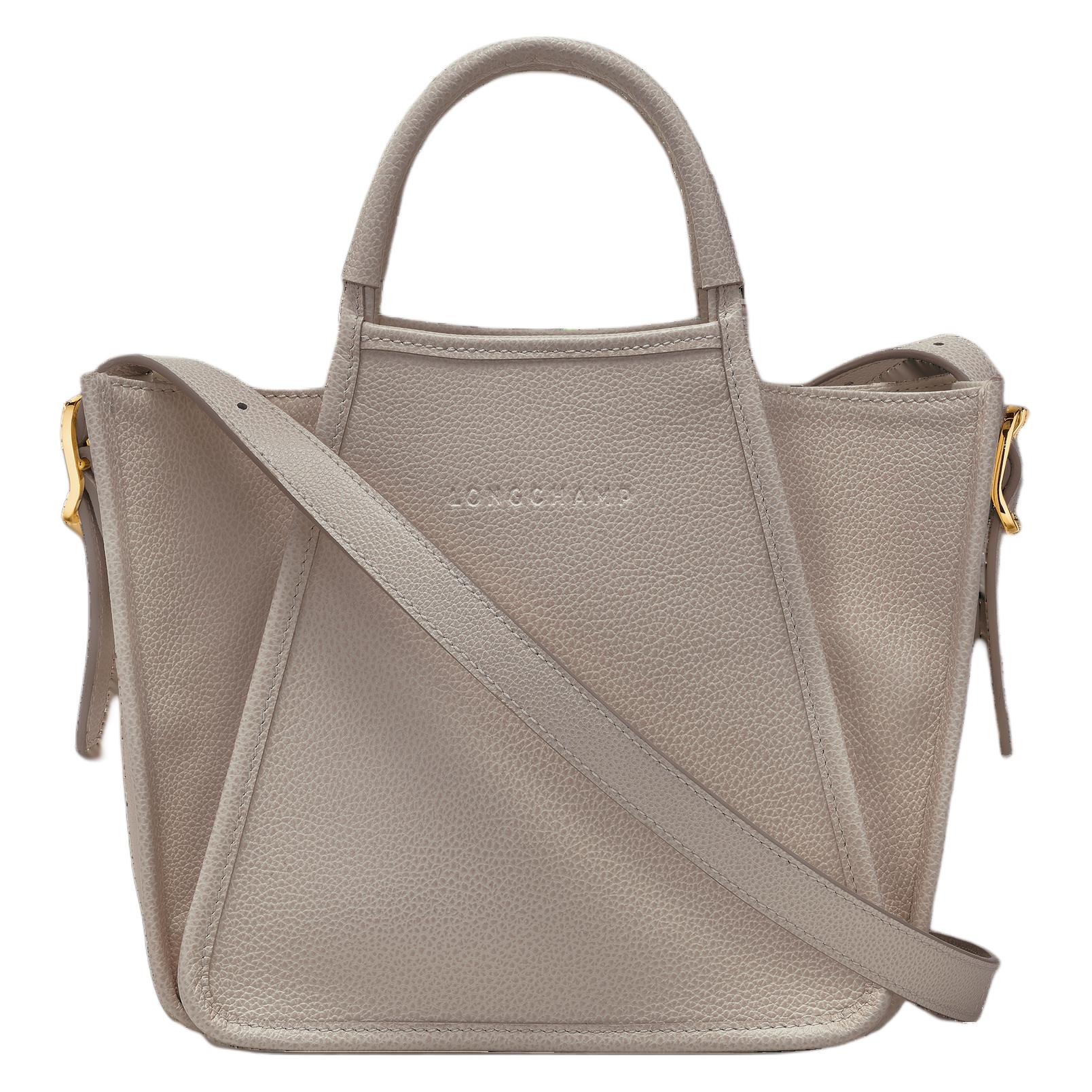 Женская сумка LONGCHAMP logo (серая)