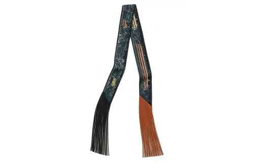 HERMES Silk Scarves Women's Blue