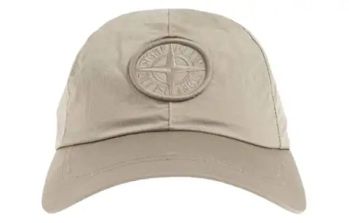 STONE ISLAND Polyamide Baseball Caps Men's Beige