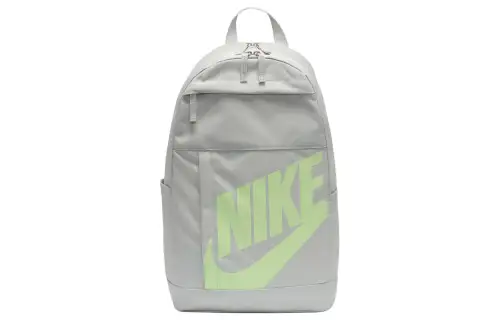 Nike Recycled Polyester Backpack Unisex Light Silver & Mist Green