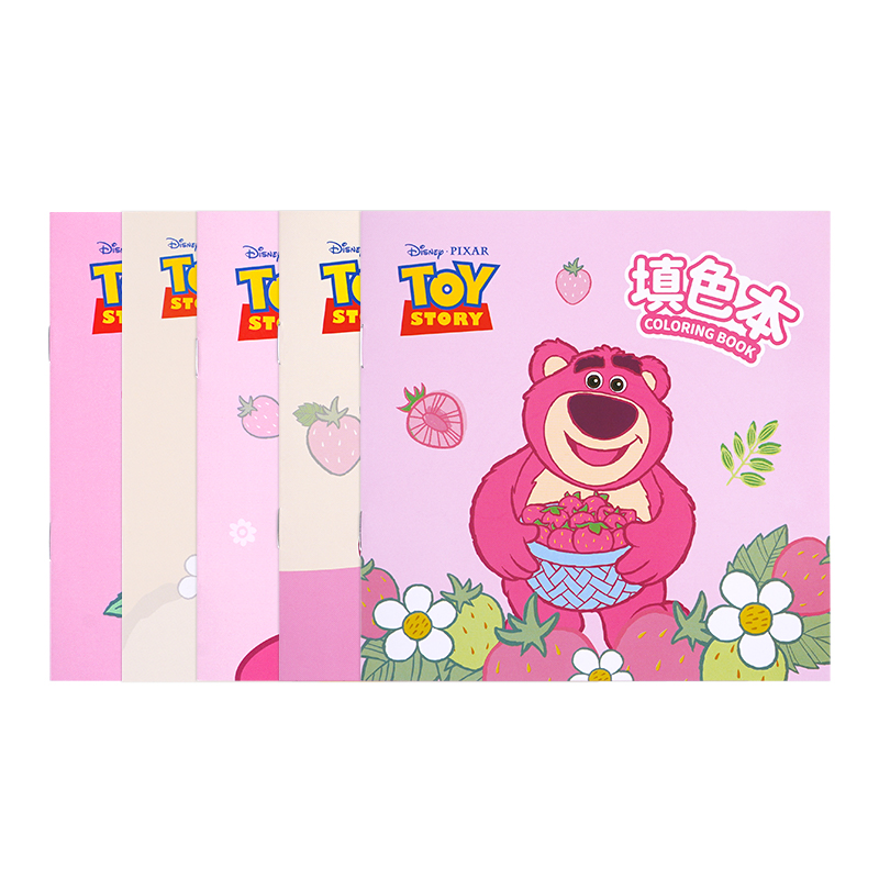 Disney Disney Frozen Series Strawberry Bear Series Marvel Series Coloring Book Free Drawing Creative Inspiration Multi-pen Type Applicable Children's Coloring Book/Graffiti Volume