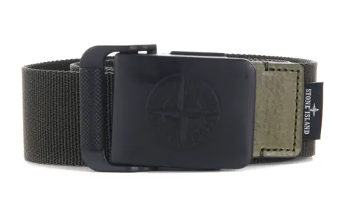 STONE ISLAND Nylon Belts Men's Black Width 4CM